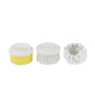 Three brush heads