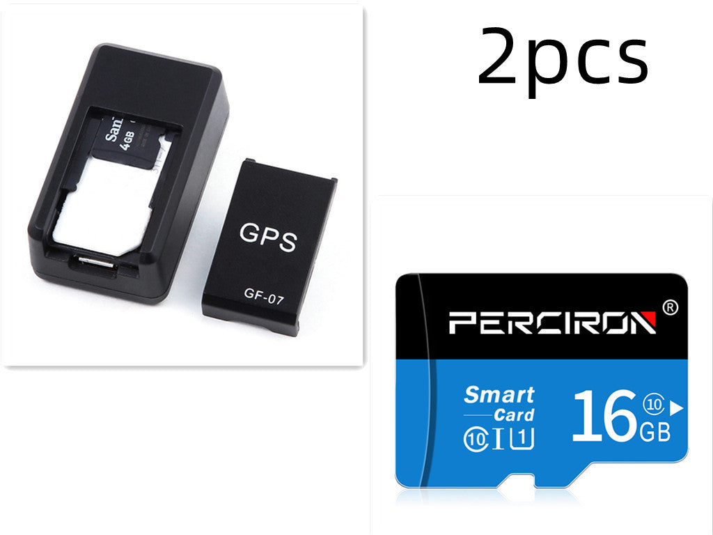 2pcs magnetic GPS car tracker set with black holder and GF-07 module
