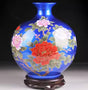 Blue Pomegranate Vase